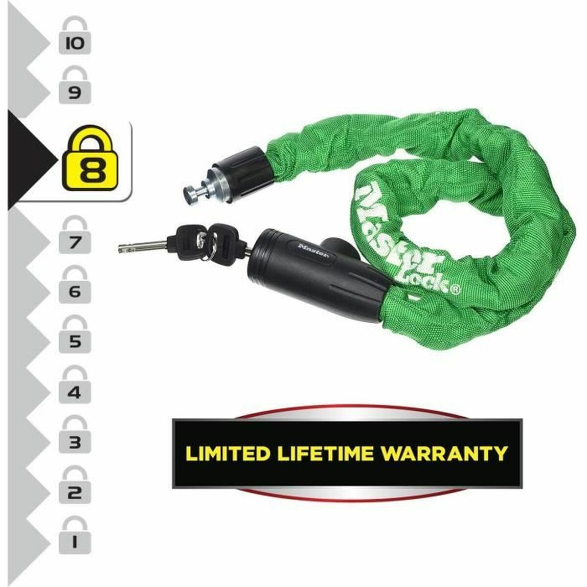 Võtmega tabalukk Master Lock Sinine